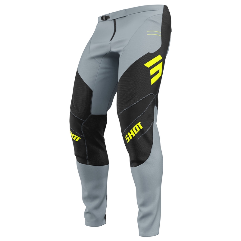 Motokrosové kalhoty Shot Contact Shield fluo žluté