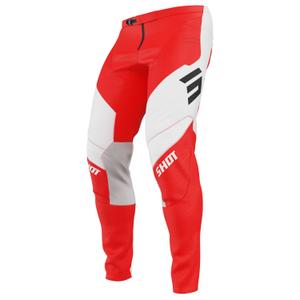 Motokrosové kalhoty Shot Contact Shield červené