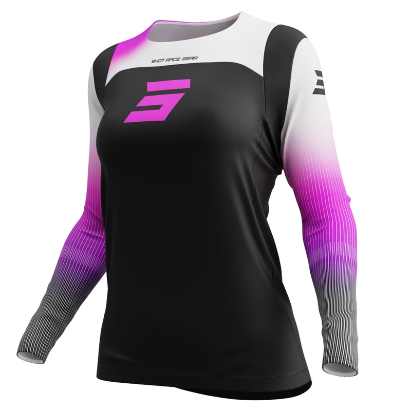 Dámský motokrosový dres Shot Contact Hera růžový