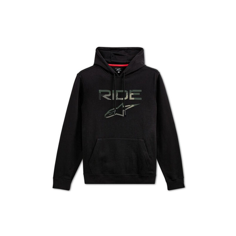 Mikina Alpinestars Ride 2.0 Camo Hoodie černá