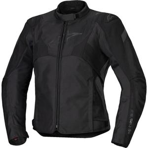 Dámská bunda na motorku Alpinestars Stella T-Jaws 4 Waterproof černo-černá