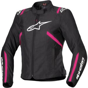 Dámská bunda na motorku Alpinestars Stella T-SPS 2 Waterproof černo-bílo-růžová