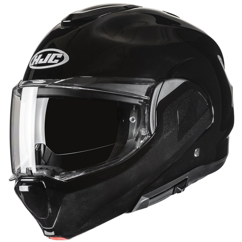 Překlápěcí helma na motorku HJC F100 Solid metalická černá