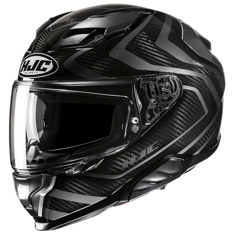 Integrální helma na motorku HJC F71 Carbon Nevio MC3H černo-šedá