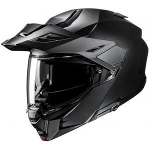 Výklopná helma na motorku HJC i80 Solid Semi Flat černá