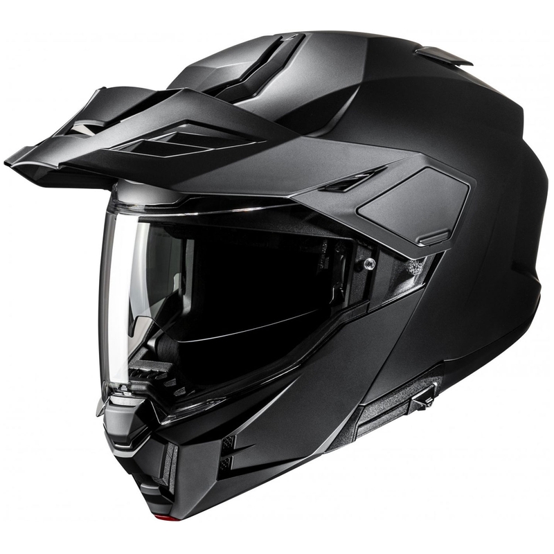 Výklopná helma na motorku HJC i80 Solid Semi Flat černá