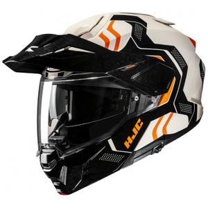 Výklopná helma na motorku HJC i80 Velly MC7 béžovo-černá