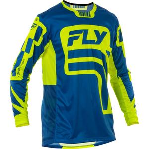 Motokrosový dres FLY Racing Lite Lancer modro-fluo žlutá