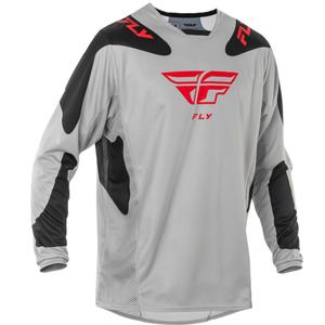 Motokrosový dres FLY Racing Kinetic Sym šedo-červeno-černý