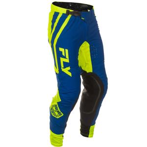 Motokrosové kalhoty FLY Racing Lite Lancer modro-fluo žluté