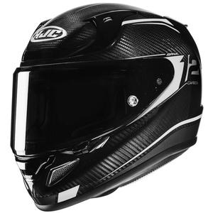 Integrální helma na motorku HJC RPHA 12 CARBON Keres MC5 černo-bílá