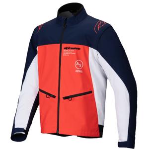 Softshellová bunda Alpinestars Lite Dura Softshell modro-oranžovo-bílá