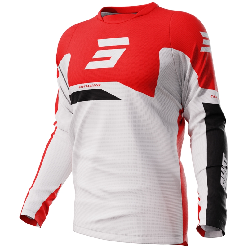 Motokrosový dres Shot Devo Star červený výprodej