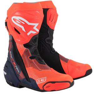 Boty na motorku Alpinestars Supertech R Vented limitovaná edice MM93 Marc Marquez fluo červeno-modro-černé