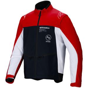 Softshellová bunda Alpinestars Lite Dura Softshell černo-červeno-bílá