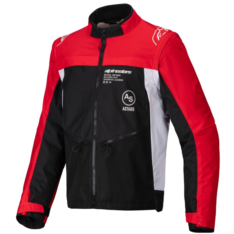 Bunda Alpinestars PRO-Dura černo-červeno-bílá