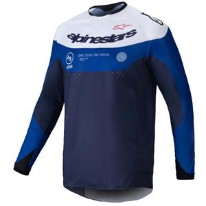 Motokrosový dres Alpinestars PRO-Dura modro-bílý