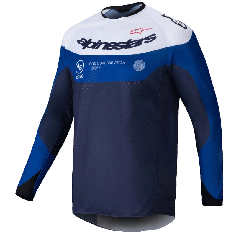 Motokrosový dres Alpinestars PRO-Dura modro-bílý