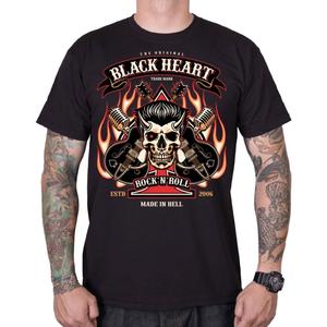 Tričko Black Heart HillBilly Boy černé