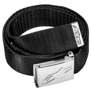 Pásek Alpinestars Ageless Web Belt černý s chromovanou přezkou