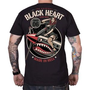 Tričko Black Heart Air Fighter černé
