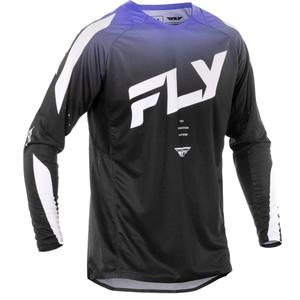 Motokrosový dres FLY Racing Evolution černo-bílo-fialový