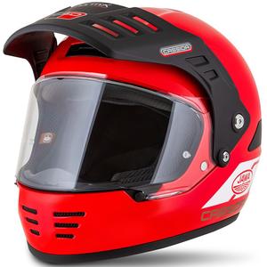 Enduro helma Cassida FormX Jawa RotaX červeno-bílo-zlatá