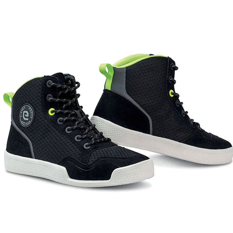Boty na motorku Eleveit Force Airtech černo-fluo žluté