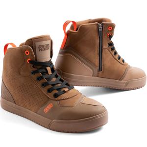 Kožené boty na motorku Rebelhorn Spike hnědé