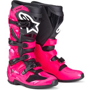 Motokrosové boty Alpinestars TECH 7 růžovo-černé