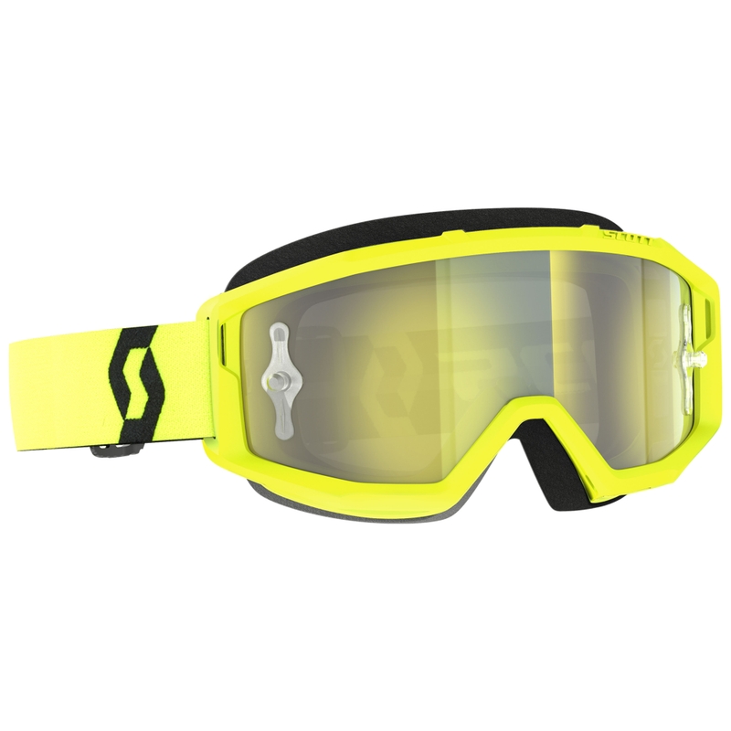 Motokrosové brýle SCOTT Primal CH žluto-černé s chrom žlutým plexi