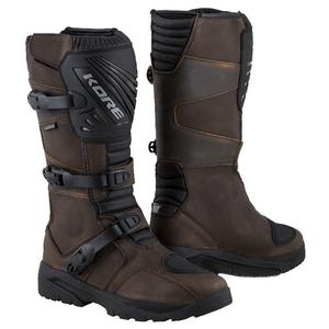 Boty na motorku Kore Adventure Long 3.0 hnědé