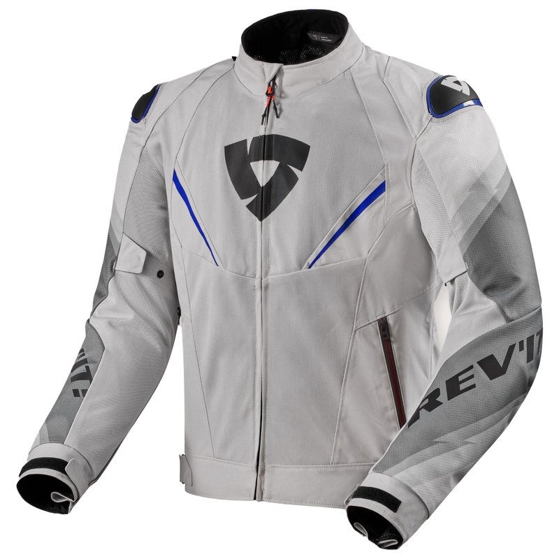 Bunda na motorku Revit Quantum 3 Air stříbrno-modrá