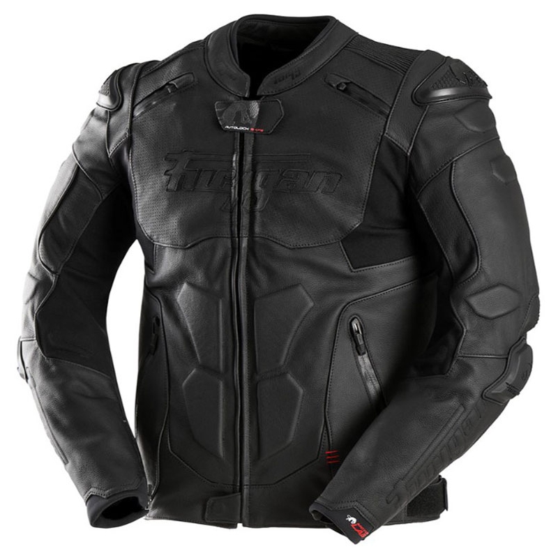 Kožená bunda na motorku Furygan Ghost Evo černá