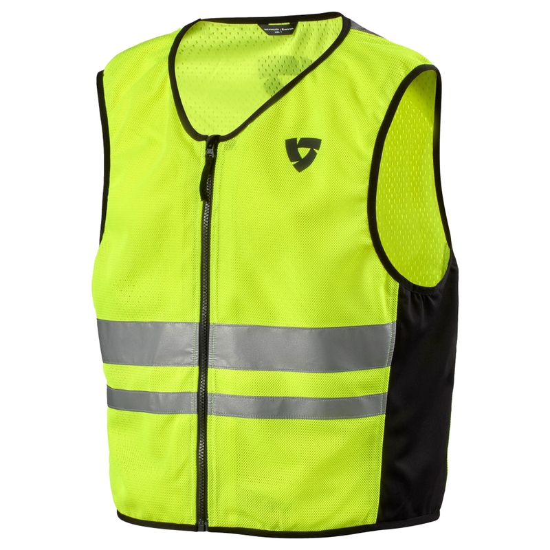 Reflexní vesta na motorku Revit Athos 3 Air fluo žlutá