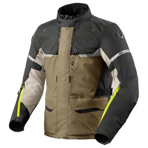 Bunda na motorku Revit Outback 4 H2O zeleno-antracitová
