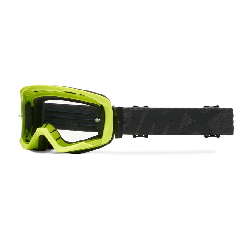 Motorkosové brýle iMX Endurance Flip fluo žluto-černé s čirým plexi
