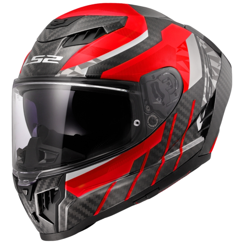 Integrální helma na motorku LS2 FF807 Dragon Trax červená