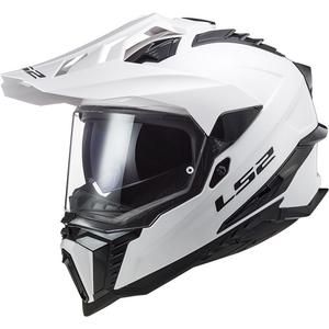 Enduro helma na motorku LS2 MX701 Explorer Solid bílá