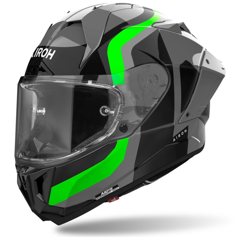 Integrální helma na motorku Airoh GP800 Competition fluo zelená