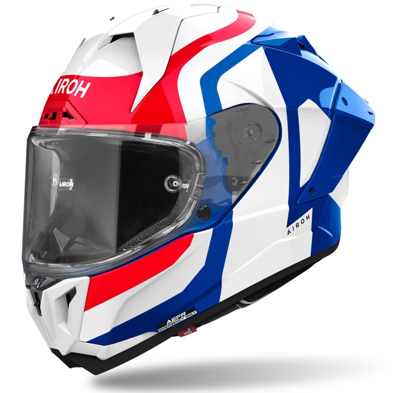 Integrální helma na motorku Airoh GP800 Competition modro-červená