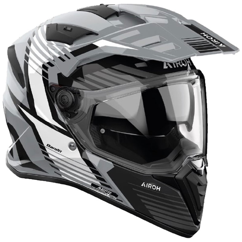 Enduro helma na motorku Airoh Bandit Spicy šedá