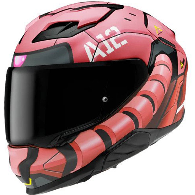 Integrální helma na motorku HJC F71 Zaku Bandai Namco MC1SF červená