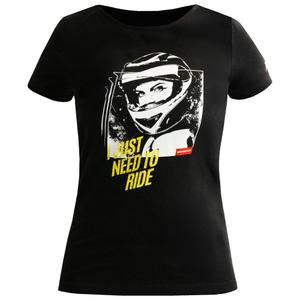 Dámské tričko MotoZem Girl černé