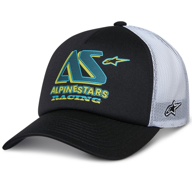Kšiltovka Alpinestars Ayess Trucker černo-bílá