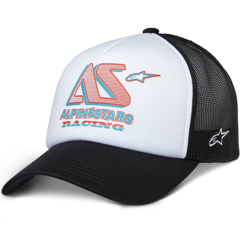 Kšiltovka Alpinestars Ayess Trucker bílo-černá