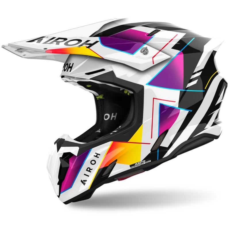 Motokrosová helma Airoh Twist 3 Rainbow 2024 lesklá - II. jakost