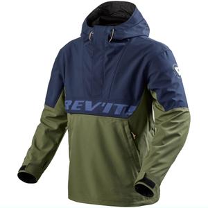 Bunda na motorku Revit Smock Photon tmavě modro-zelená