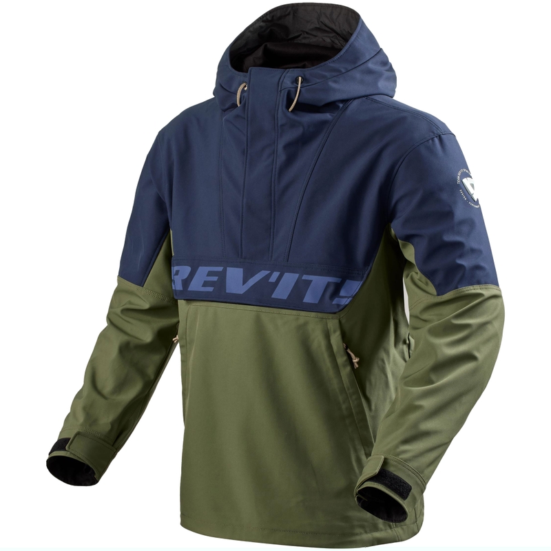 Bunda na motorku Revit Smock Photon tmavě modro-zelená