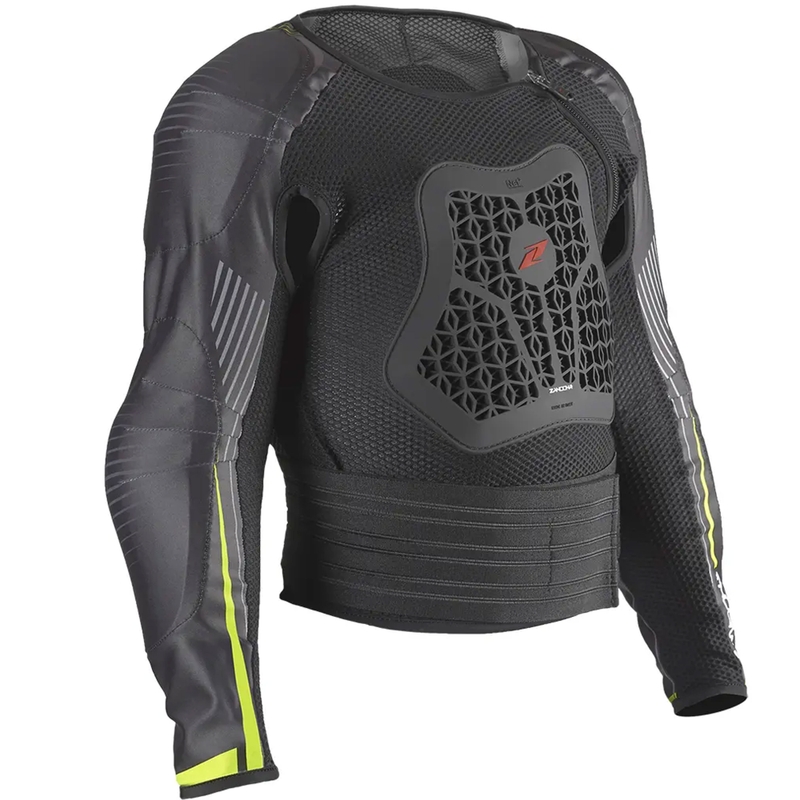 Dětský chránič těla Zandona Netcube Jacket X9 černo-fluo žlutý 151 - 165 cm